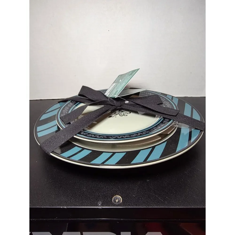 Rare Disney Haunted Mansion Set of 2 Plates, 10.75” and 8.” NWTs